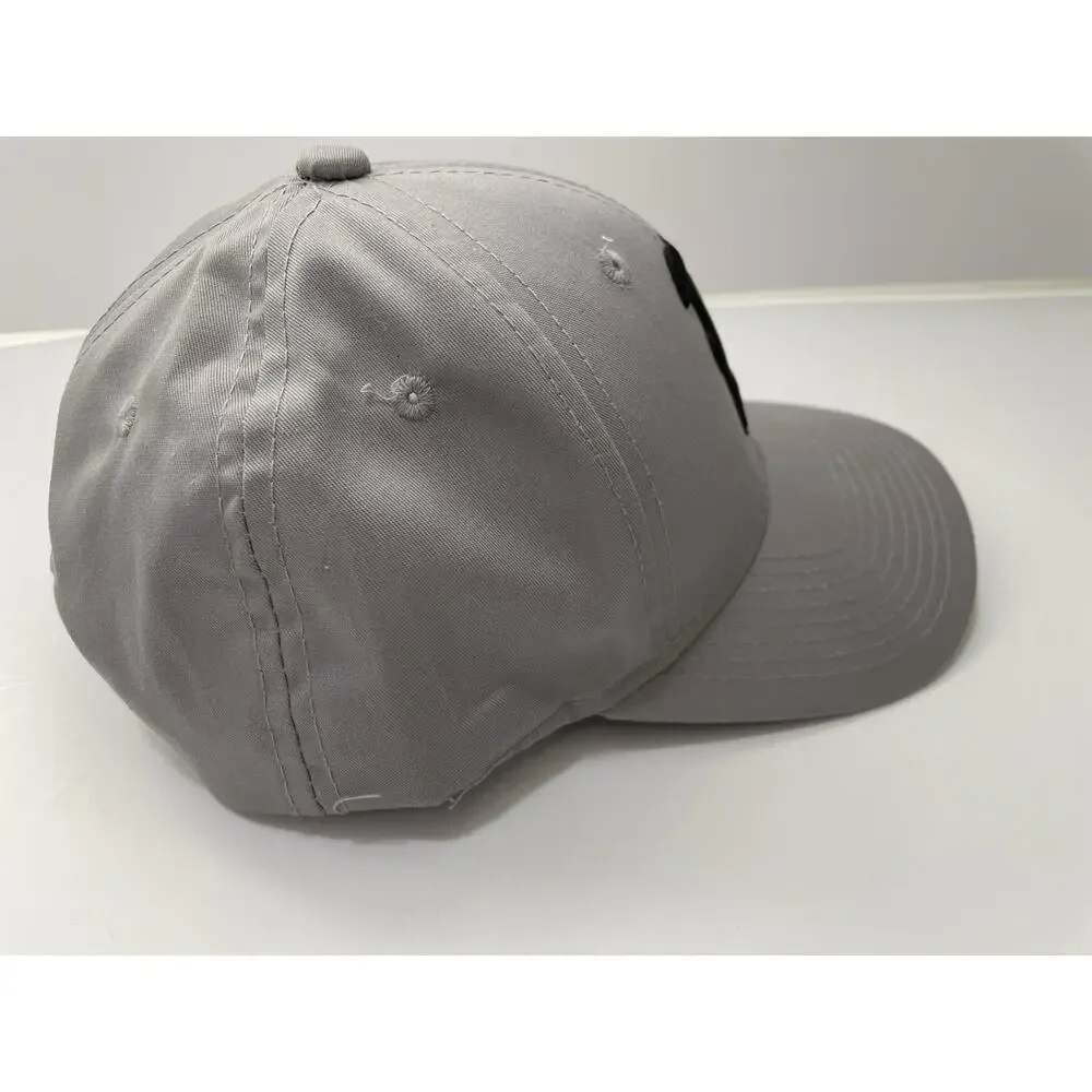 Vintage The Game R Logo SnapBack Baseball Cap Hat Gray Black Embroidered